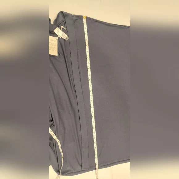 Gray Open Front Cardigan Sweater Lightweight - Picture 6 of 8